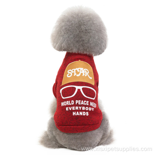 Soft and comfortable knitted small dog clothes